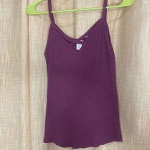 Maroon tank top